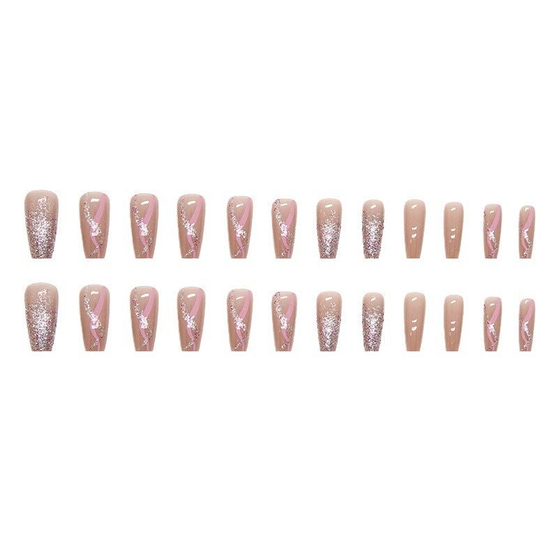 Fashion Mid-length Ballet Girl Fake Nails