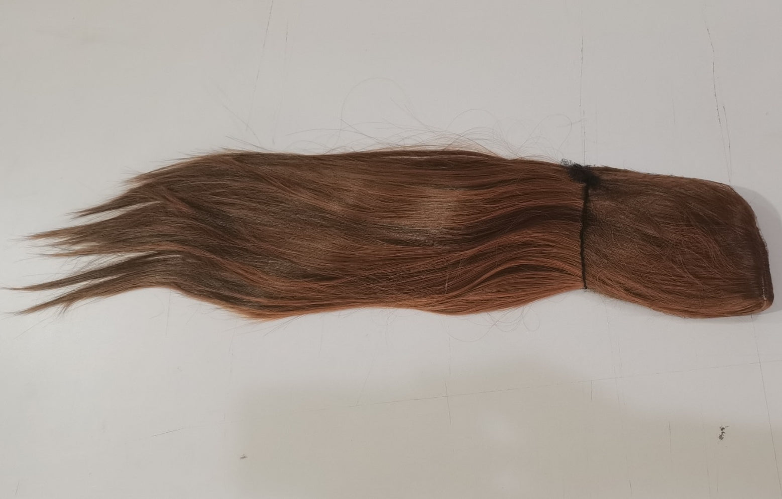 Black long straight hair wig cover