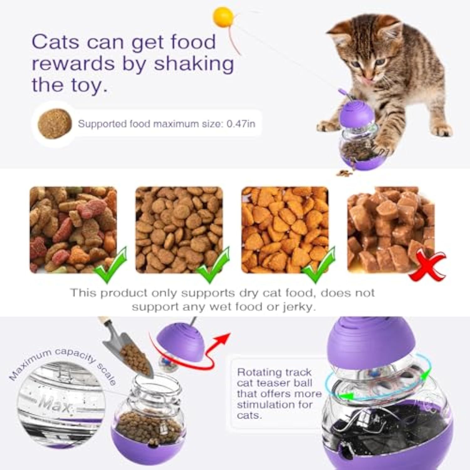 Rope Green Tires Rugby Barbell Ball Electric Yellow Cat Interactive Toys Wand Toy Indoor Cat Nip Toys Cat Cat Wand Toy Cat Kitten Wand Toy Kitty Funny Balls Slow Food Dispenser Feeder Treat Dispe