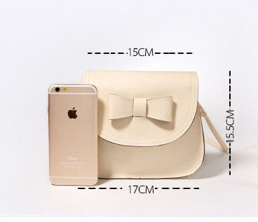 Bow mini square bag