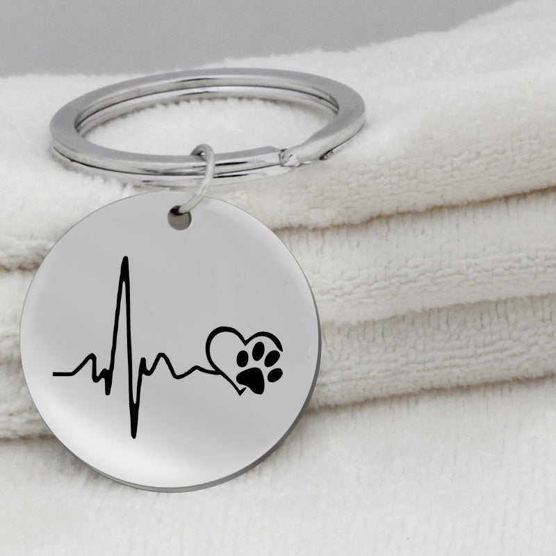 New Round Creative Key Chain For Pets