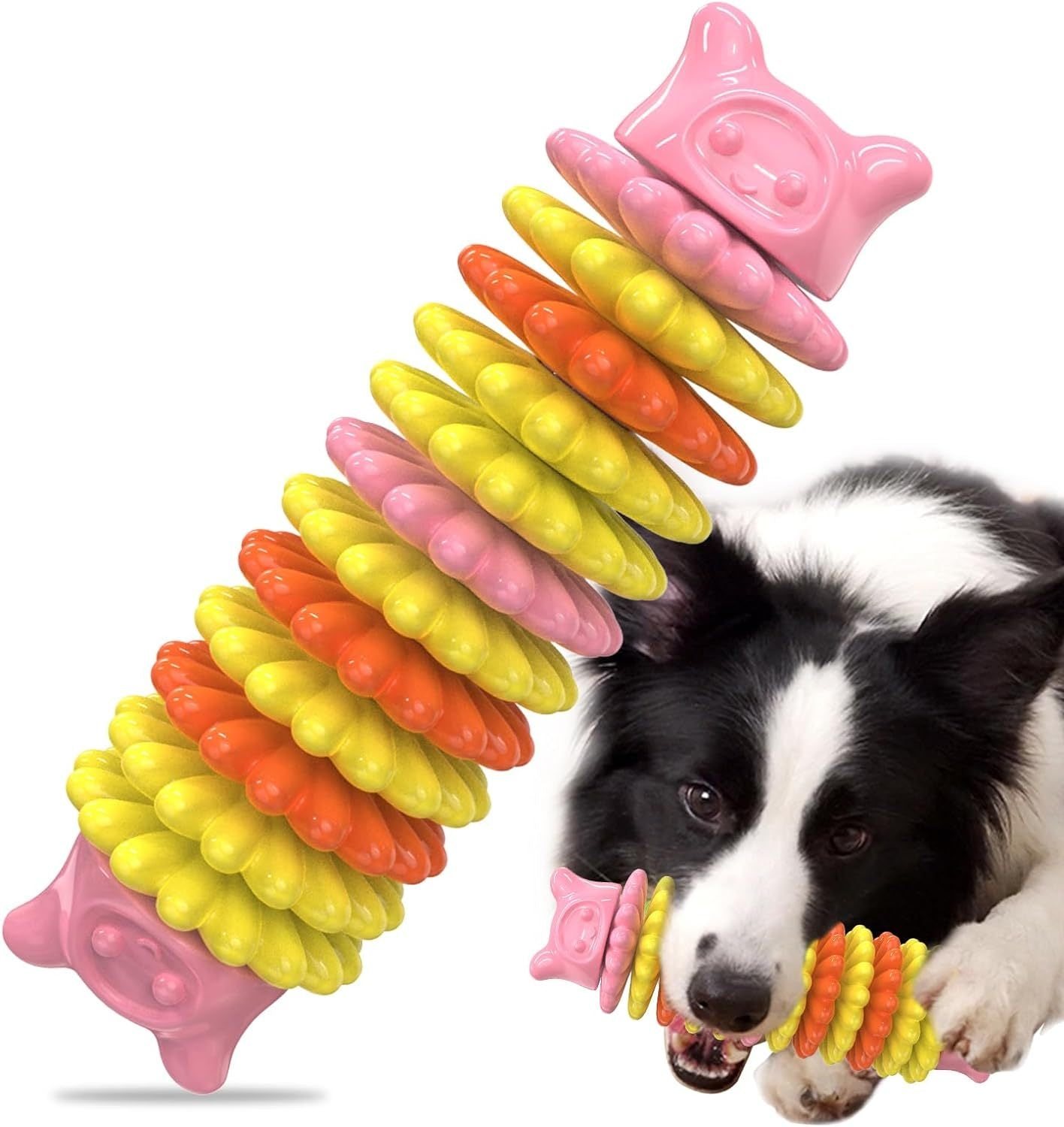 Dog Chew Toys For Aggressive Chewers Durable Dog Toys For Large Medium Small Breed Dogs Rubber Indestructible Dog Teething Toys Tough Interactive Outdoor Dog Toys For Entertainment