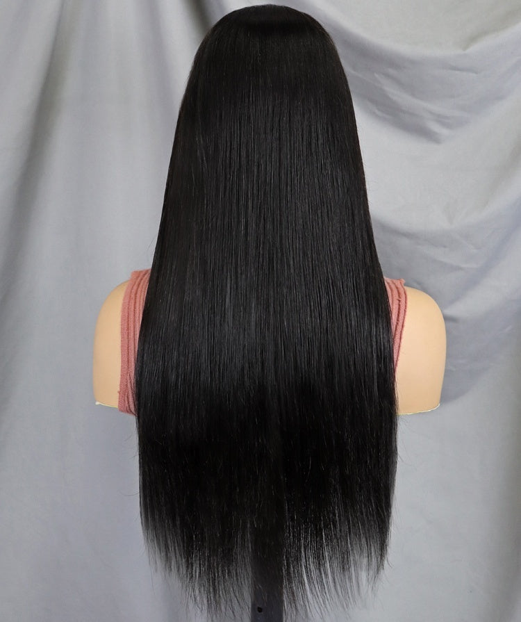 6x4 Density Virgin Human Hair Wigs For Black Women Vietnamese Raw Hair Transparent Lace Front Pre-Plucked Bleached Knots