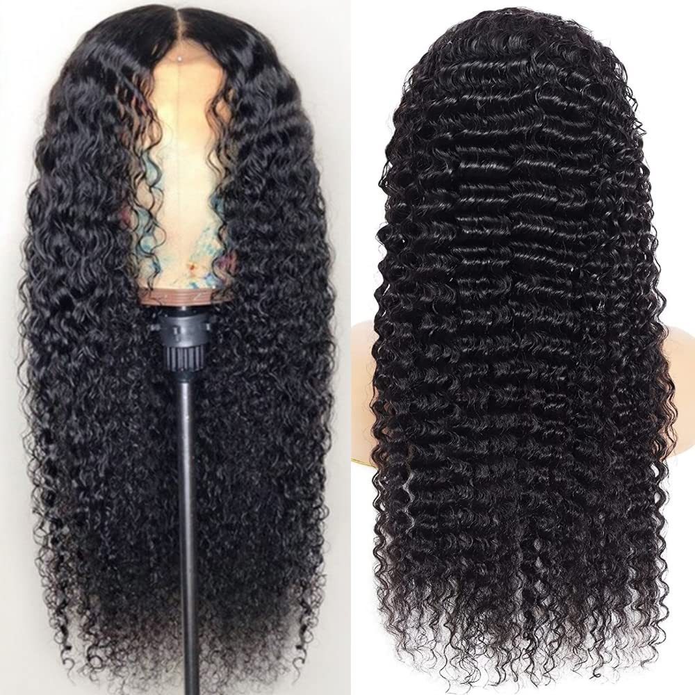 Front Lace Human Hair Wig Deep Wave Human Wigs