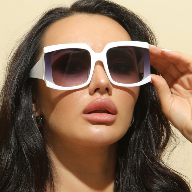 Square Large Frame Sunglasses Fashion Trend Sunglasses