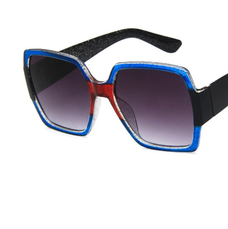 Colorful glitter sunglasses retro sunglasses