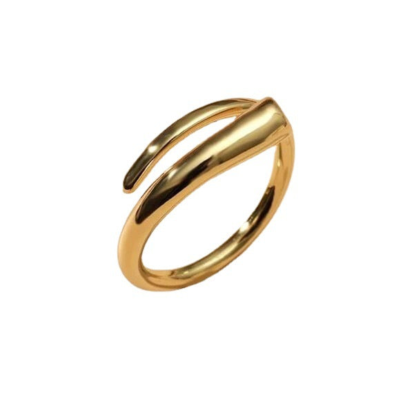 Women's Simple Alloy Geometric Open Adjustable Ring