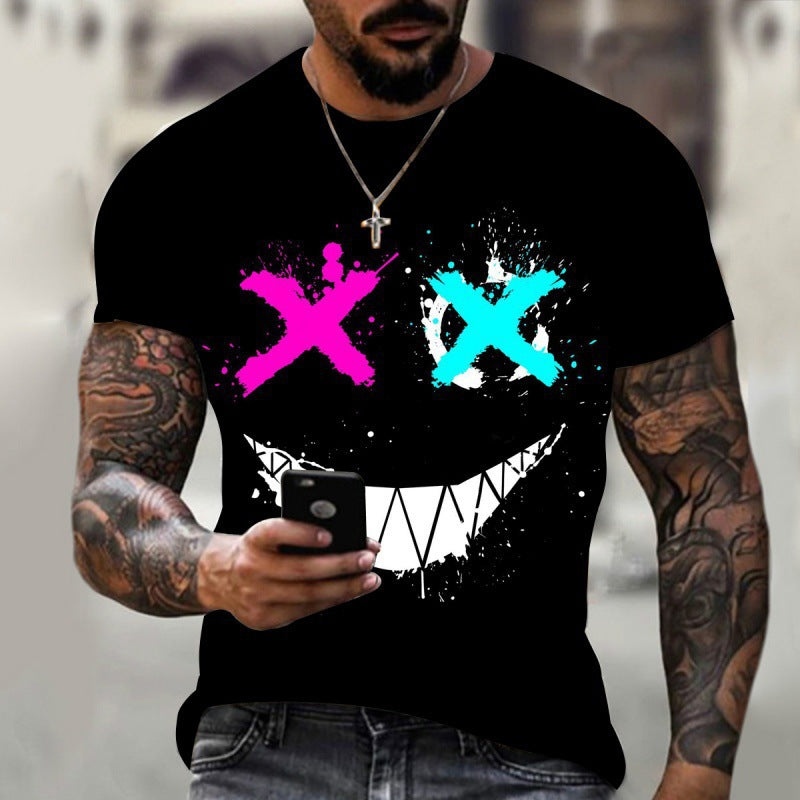 Fashion 3D Printed Full Body Pattern T-shirt