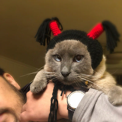 Halloween Headband Hat Nezha's Headgear For Cats And Dogs