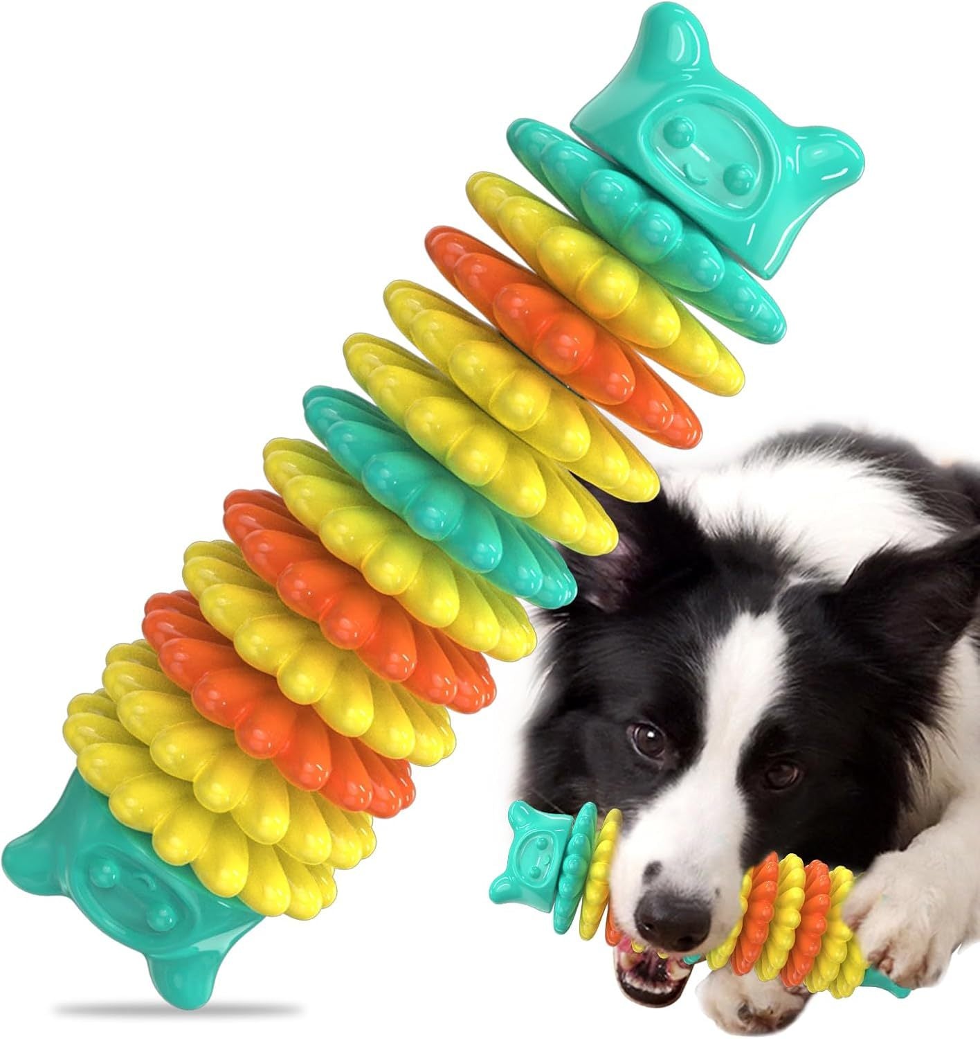 Dog Chew Toys For Aggressive Chewers Durable Dog Toys For Large Medium Small Breed Dogs Rubber Indestructible Dog Teething Toys Tough Interactive Outdoor Dog Toys For Entertainment