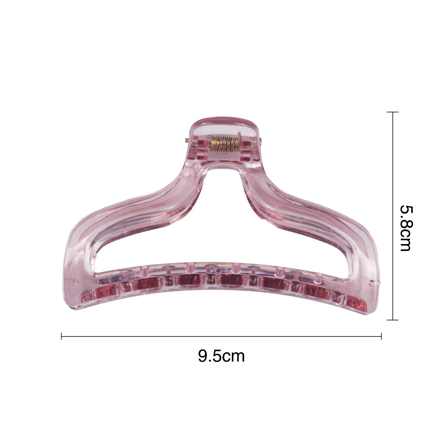 Women's Fashion Simple Transparent Hair Clips