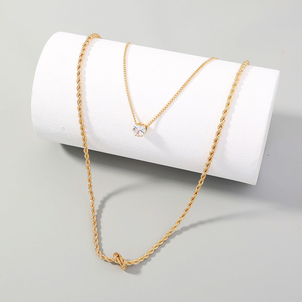 A Niche Design Sense Of Cold Wind Multi-layered Necklaces