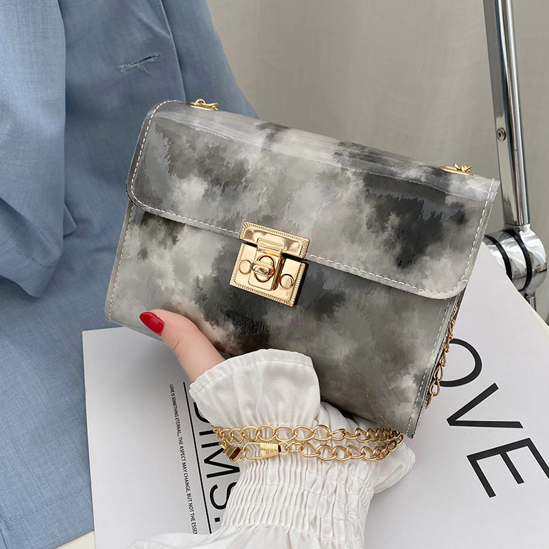 New Trendy Fashion All-match Chain Bag Texture Single Shoulder Messenger Small Bag