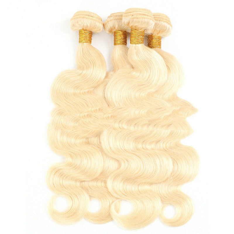 Simulated Human Hair Body Wave Curtain 613 Wig Snake Wavy High Temperature Silk